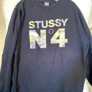 Stussy N4 crew neck sweater